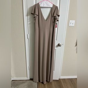 Birdy Grey Taupe Bridesmaid Dress